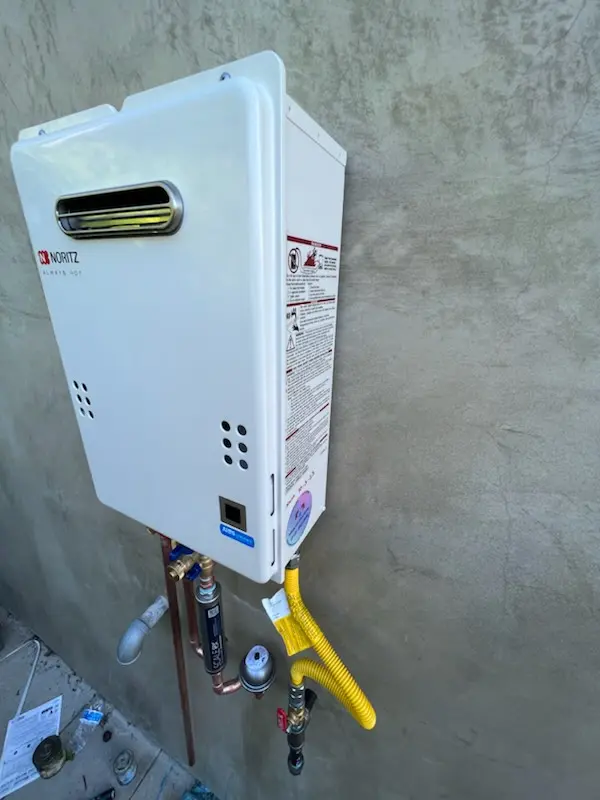 Tankless water heater installation for Ridgewood village homes